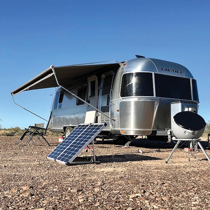 Go Power! GP-PSK-130 130W Portable Folding Solar Panel Kit with 10 Amp Solar Controller, Great for