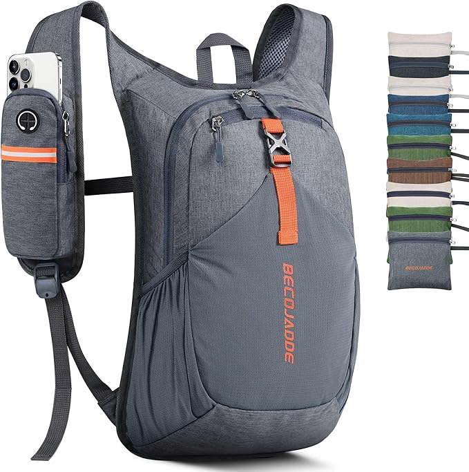 15L Small Hiking Backpack for Men Women Foldable Packable Back Pack Ultralight Hiking Daypack for