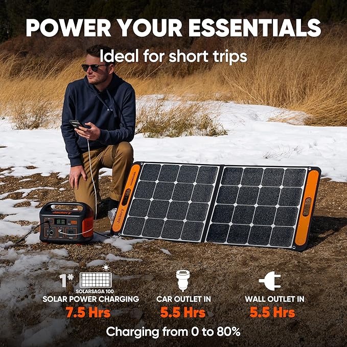 Jackery Portable Power Station Explorer 500, 518Wh Outdoor Solar Generator Mobile Lithium Battery