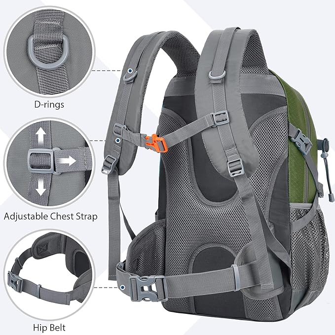 Hiking Backpack 30L Lightweight Travel Daypack Small Day Pack for Men Women Outdoor Camping