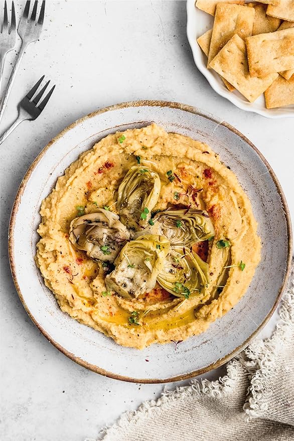 Perfect Choice Grilled Artichoke Halves in Oil - Delicious for Salads, Pizzas & More - 9.9 oz (Pack
