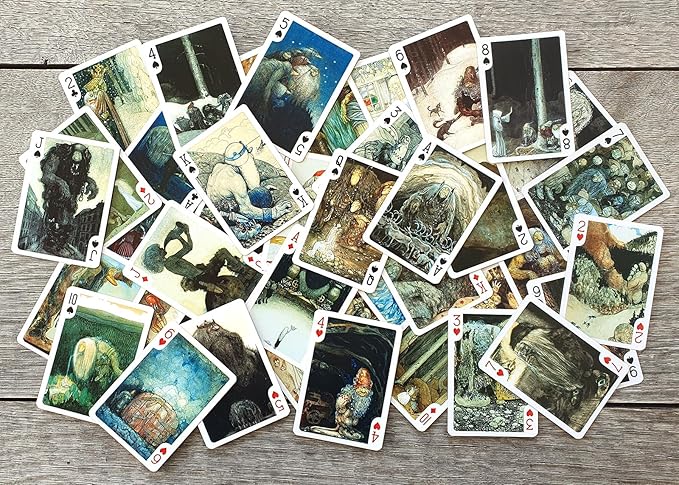 Scandinavian Troll Kingdom Playing Cards (Poker Deck 54 Cards All Different) Scandinavian Trolls