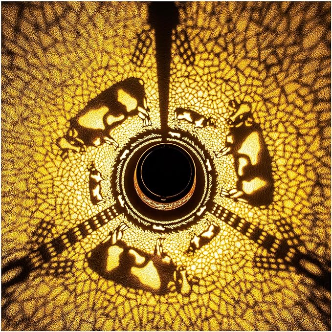 Cow Solar Lanterns Outdoor Waterproof Hanging Solar Lights Cow Gifts for Women Men Metal Decorative