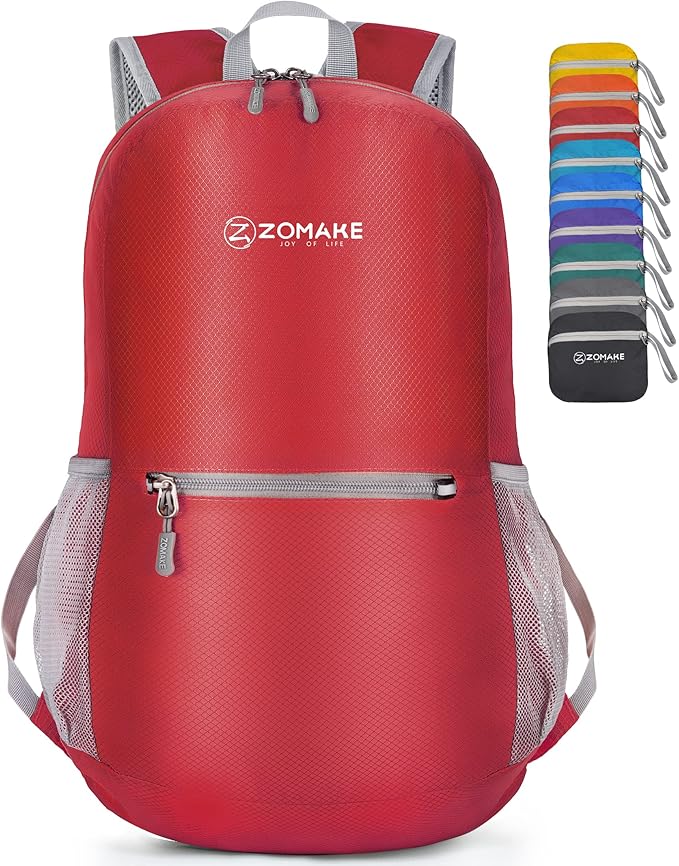 ZOMAKE Ultra Lightweight Hiking Backpack 20L, Packable Small Backpacks Water Resistant Daypack for