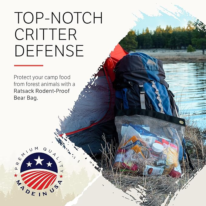 The RATSACK Ultralight Camping Bundle - Rodent Proof Dry Bag for Backpacking - Bear Bag Food