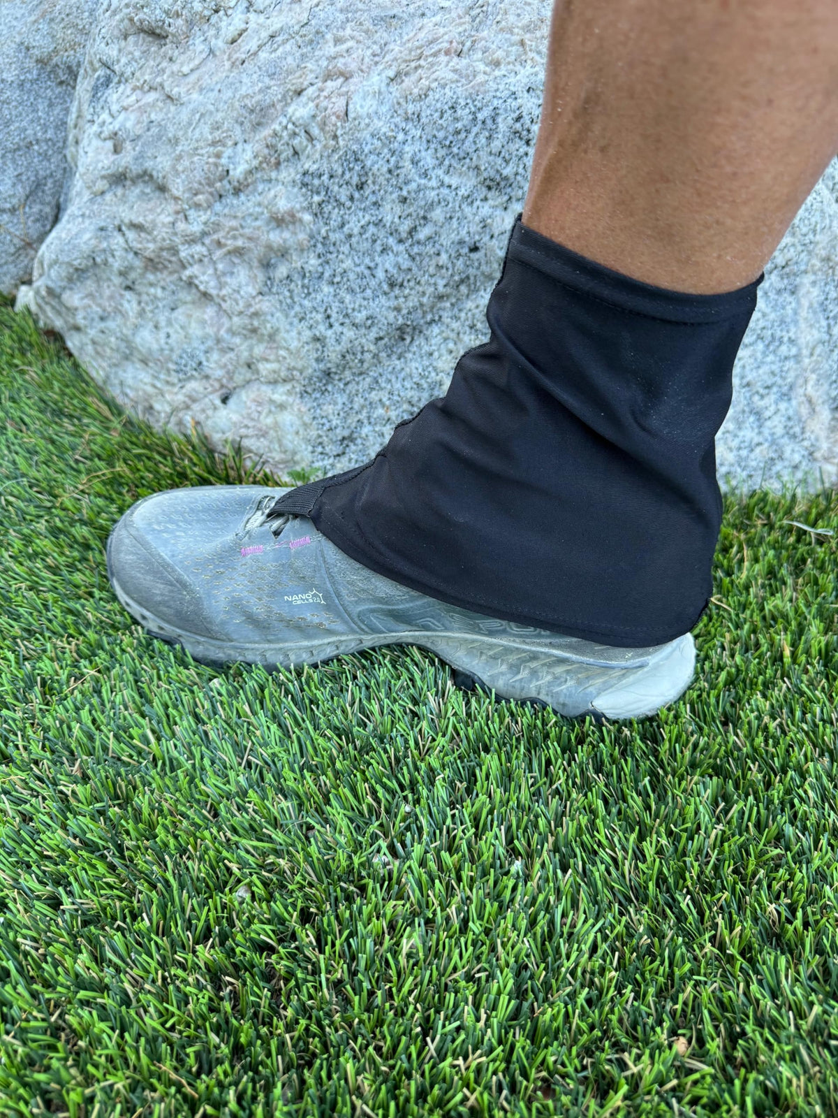 Mountain Mike Hiking Gear Trail Gaiters - L/XL, Black - product view 2