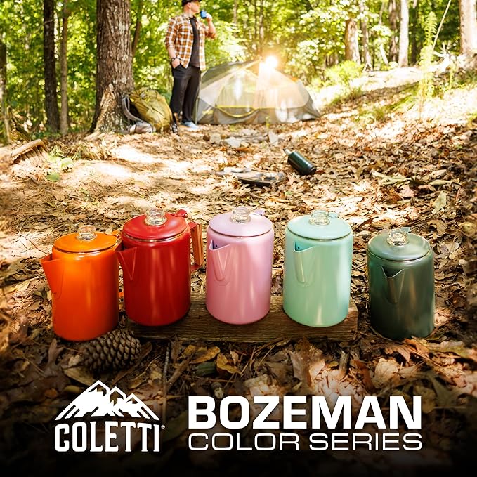 COLETTI Bozeman Camping Coffee Pot — Camping Coffee Makers, Coffee Percolator – America's Sleekest