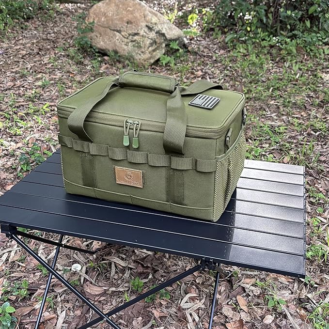 Tactical Camping Storage Bag 18L Tactical Utility Tote Bag Camping Cookware Organizer Trunk