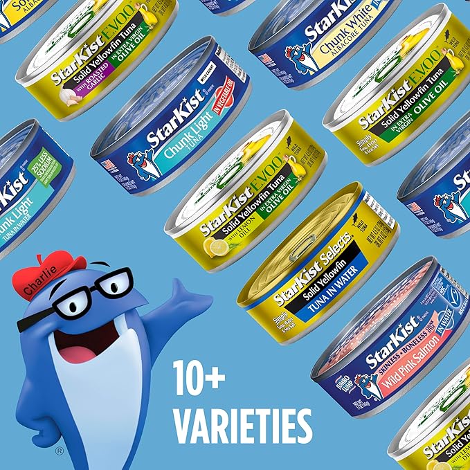 StarKist Selects No Salt Added Chunk White Albacore Tuna in Water, 4.5 oz (12 Pack) Canned Tuna