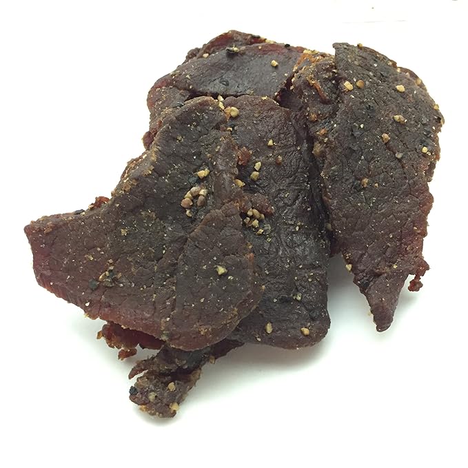 Jerky.com Beef Jerky Combo - Featuring Flavors Hot, Teriyaki, Original, Sweet & Spicy, Black Pepper