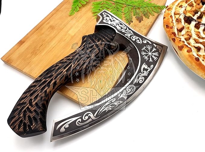 SHINY CRAFTS -Axes viking axe real weapon mens axes gifts for him- with Black Etching Authentic