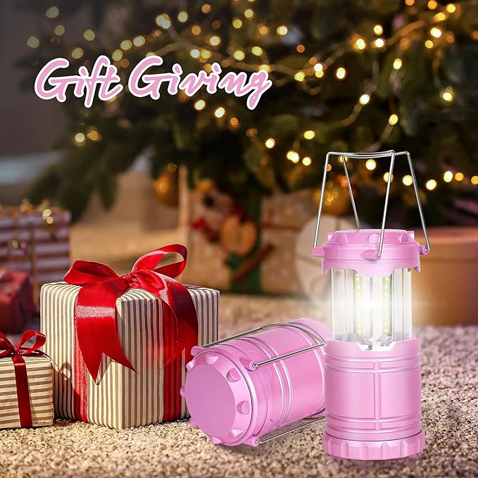 6-Pack Mini LED Camping Lanterns, Portable Camping Lights, Outdoor Tent Lights, Essential Emergency