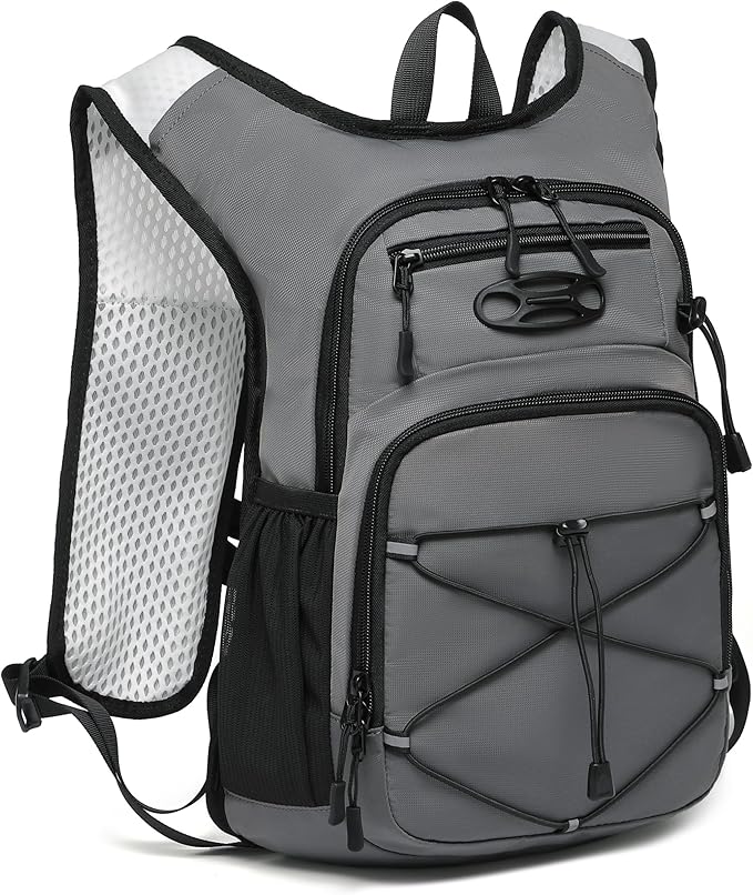 Wotony Lightweight Hydration Backpack with 2LOR 3LWater Bladder for Cycling Hiking Rave - Water