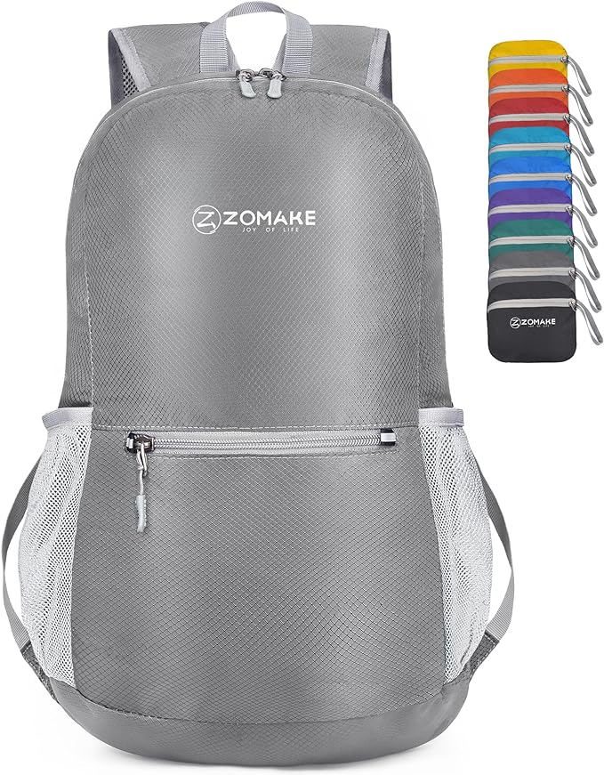 ZOMAKE Ultra Lightweight Hiking Backpack 20L, Packable Small Backpacks Water Resistant Daypack for