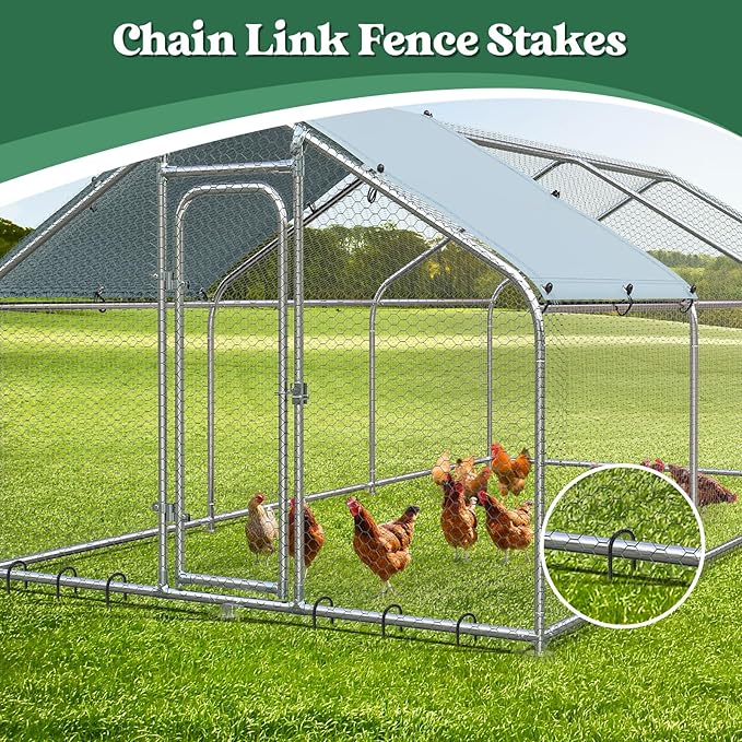 12 inches 12-Pack Trampoline Stakes Anchors High Wind Stake Heavy Duty U Hooks for Ground Lawn