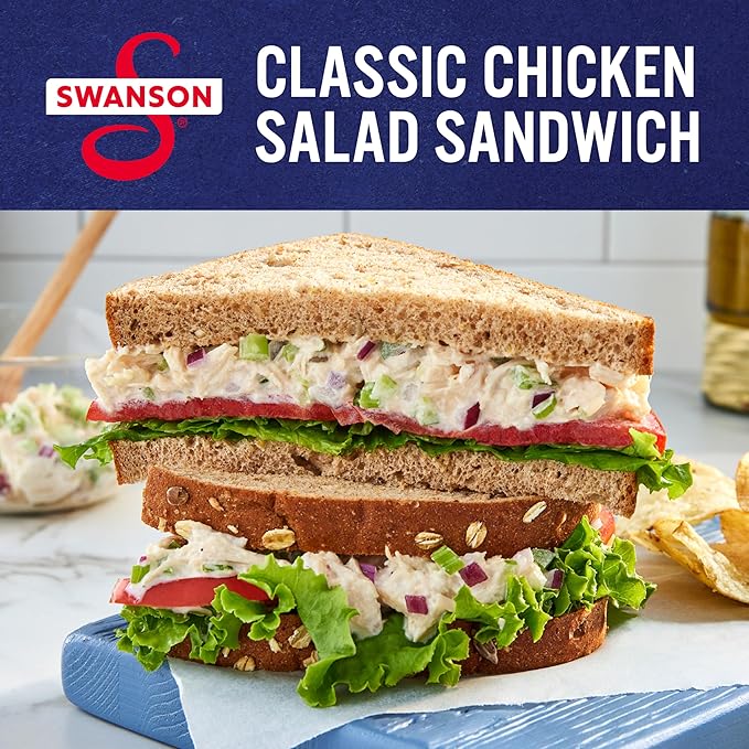 Swanson White Premium Chunk Canned Chicken Breast in Water, 12.5 OZ Can (Case of 12)