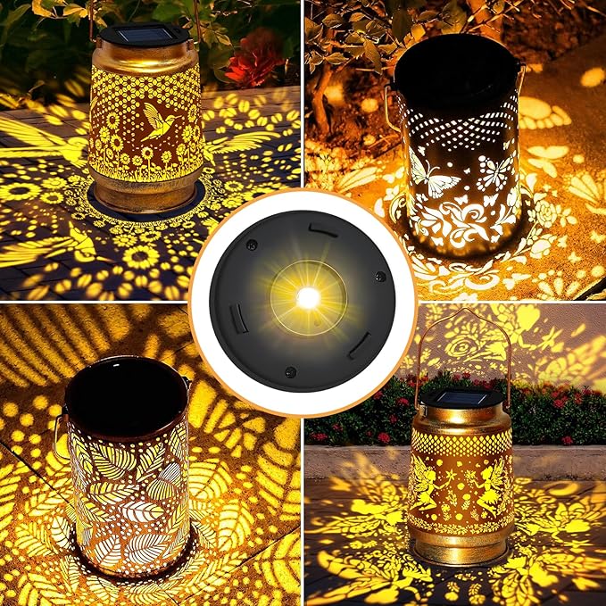 4 Pack Solar Lights Replacement Top (Top Size 3.3inch, Bottom Size 2.91 inch) Solar Lantern Light
