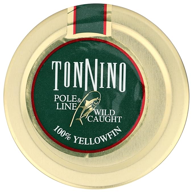 Tonnino Tuna Yellowfin Fillets (Pack of 1, Oregano)