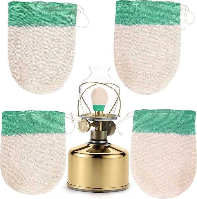 Propane Lantern Mantles for Gas Lamps, U-Shaped Mantles for Outdoor Camping, Gas Light Replacement