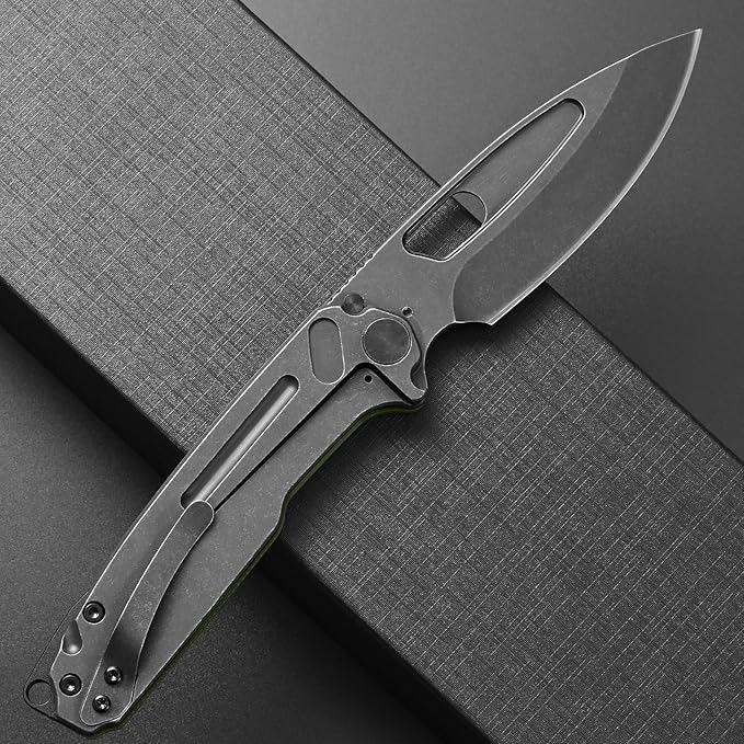Ccanku C1136 Folding Knife D2 Steel Blade G10&Steel Handle EDC Tool Outdoor Hunting Camping Knife