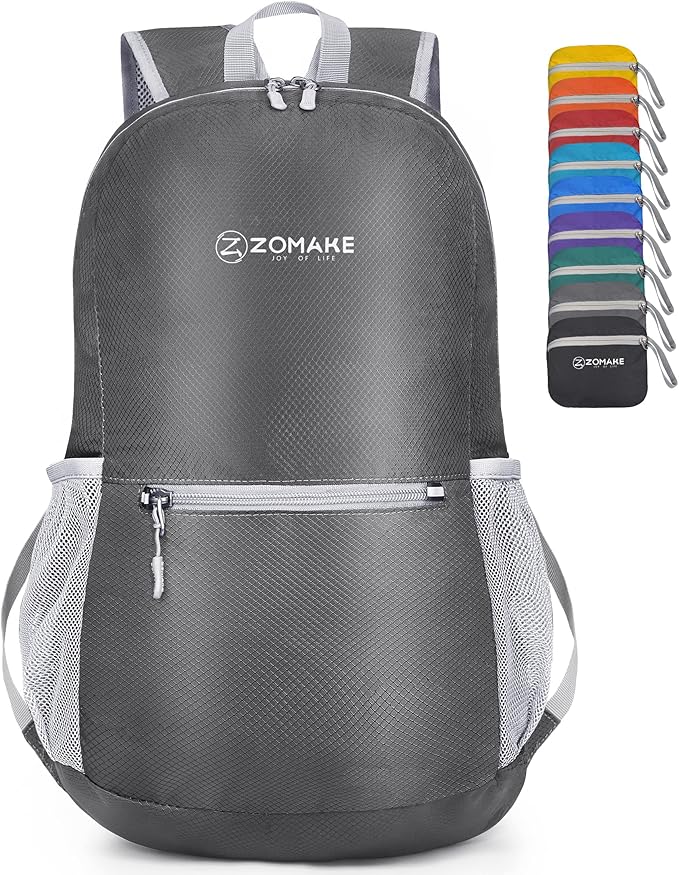 ZOMAKE Ultra Lightweight Hiking Backpack 20L, Packable Small Backpacks Water Resistant Daypack for