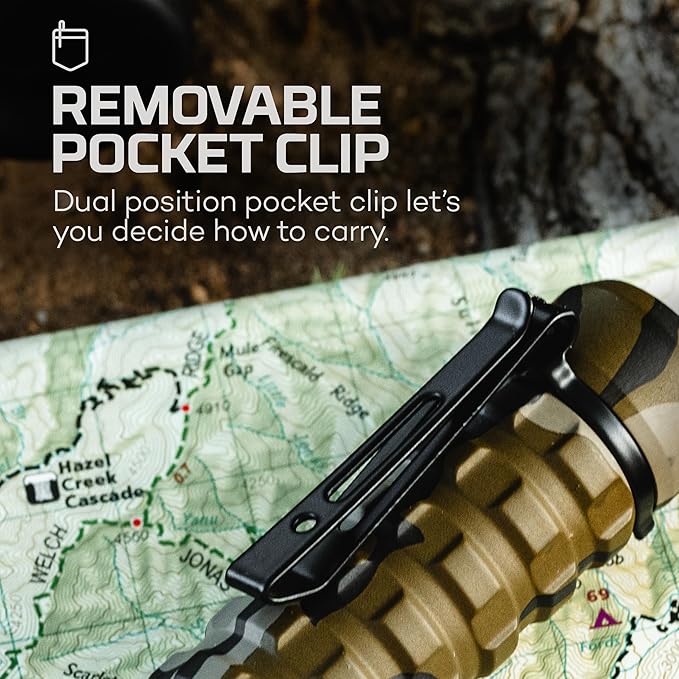 NEBO Redline Torchy 2K, 2000 Lumen Pocket, Rechargeable LED, Water & Impact Resistant Flashlight