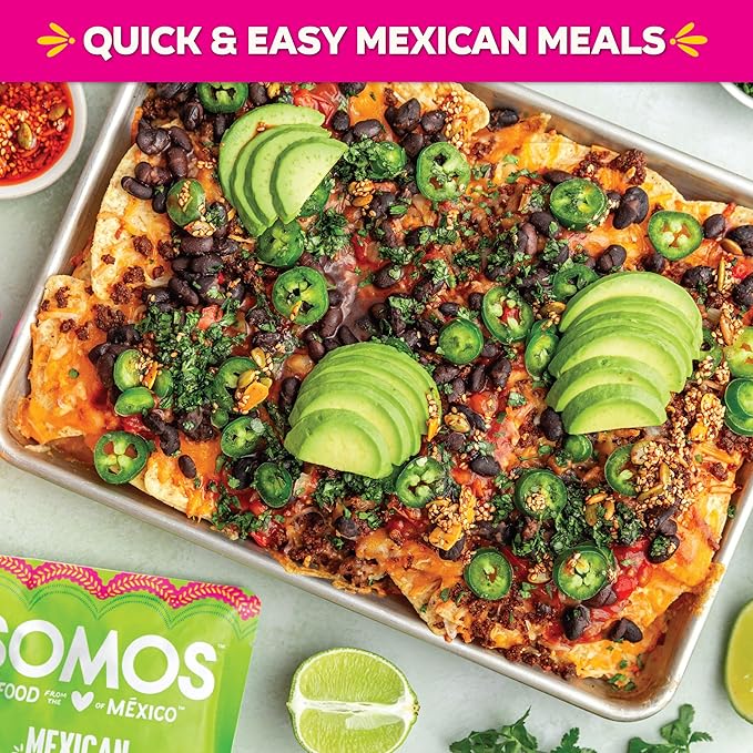 SOMOS Mexican Black Beans ??Gluten Free, Non-GMO, Vegan & Microwavable Meals Ready to Eat