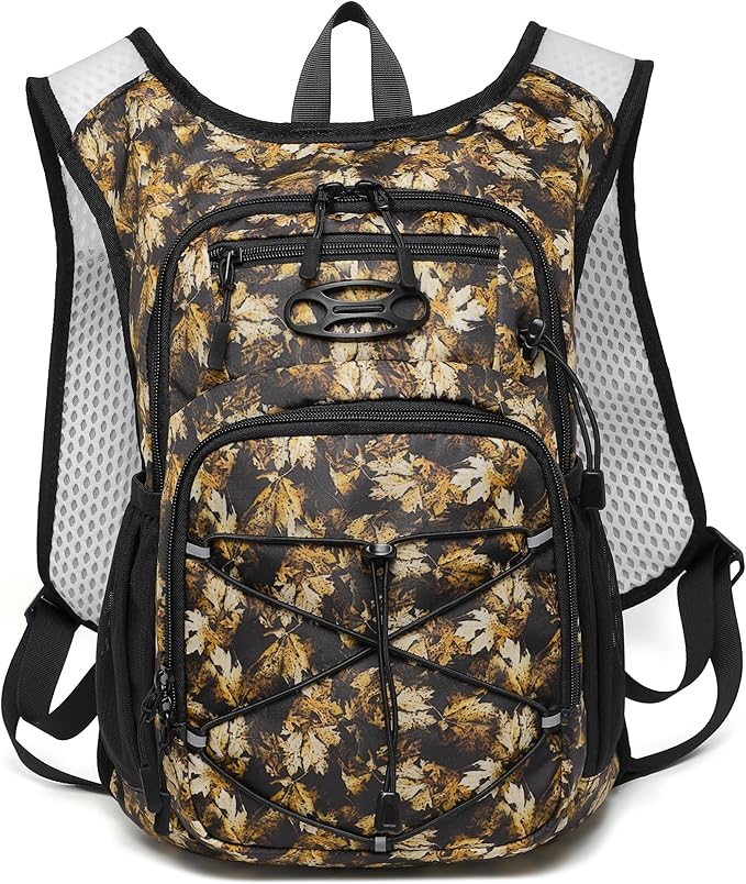 Wotony Lightweight Hydration Backpack with 2LOR 3LWater Bladder for Cycling Hiking Rave - Water