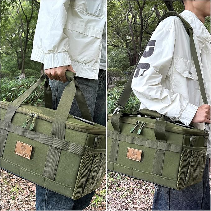 Tactical Camping Storage Bag 18L Tactical Utility Tote Bag Camping Cookware Organizer Trunk