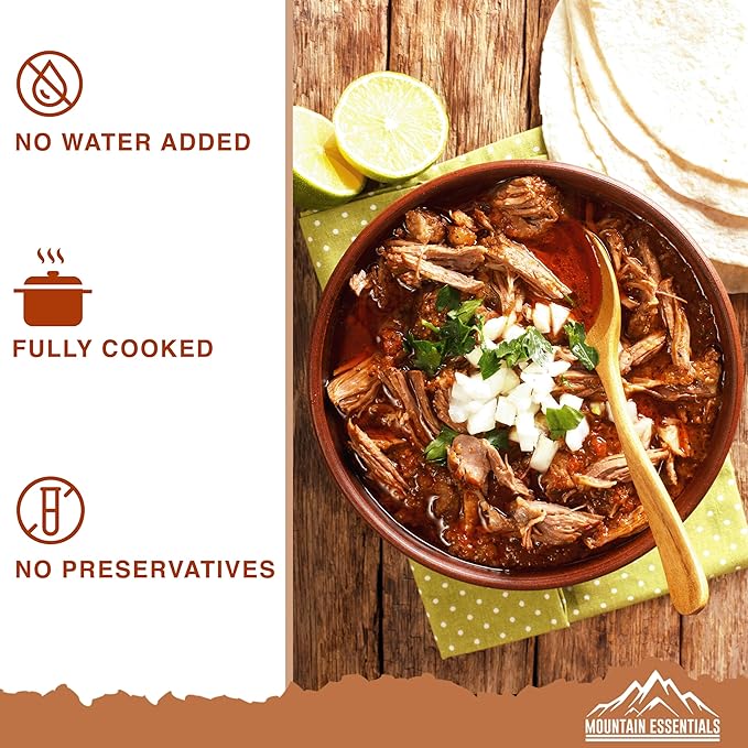 MOUNTAIN ESSENTIALS All Natural Canned Beef 28 Oz ??Fully Cooked, Ready to Eat, Gluten Free