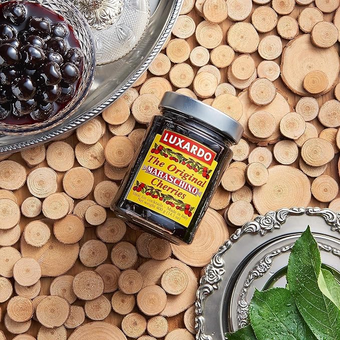 Luxardo Gourmet Cocktail Maraschino Cherries | for Old Fashioned, Manhattan and Desserts | Packed