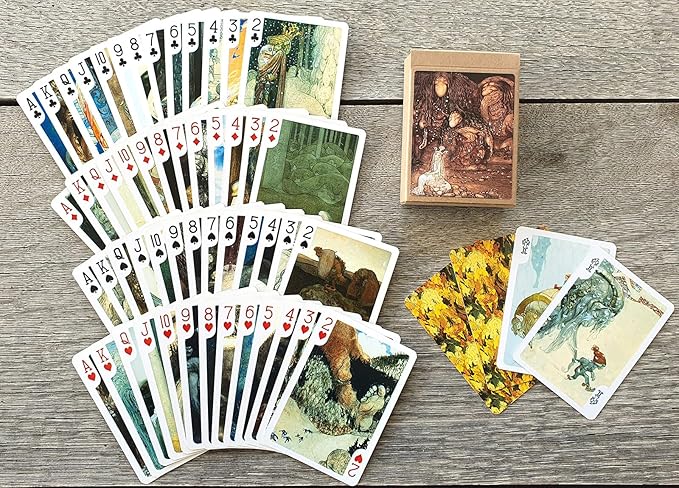 Scandinavian Troll Kingdom Playing Cards (Poker Deck 54 Cards All Different) Scandinavian Trolls