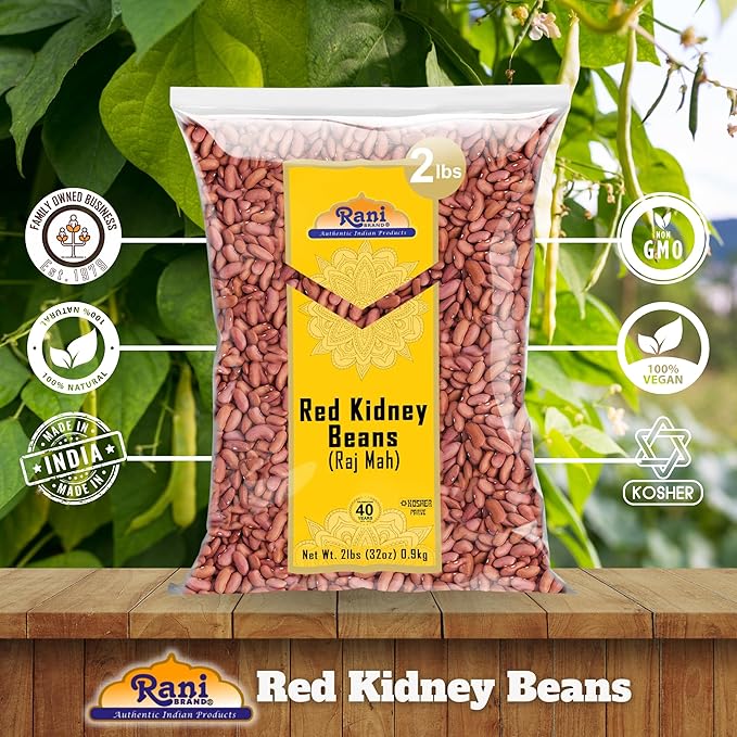 Rani Red Kidney Beans, Light 32oz (2lbs) 908g ~ All Natural | Vegan | Gluten Friendly | NON-GMO |
