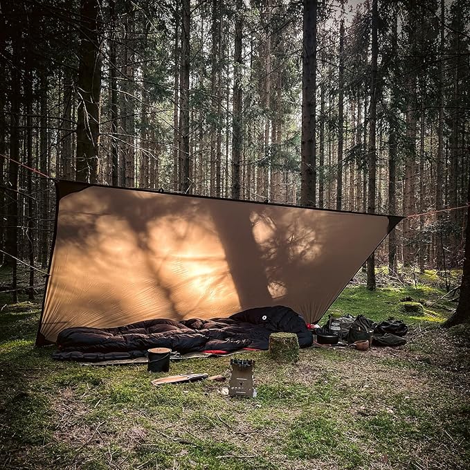 Onewind Tent Footprint, 4000mm Waterproof Rate PU Coating, 98" *55" Ultralight Camping Tarp Tent