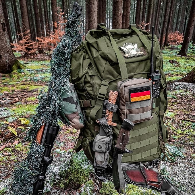 Mardingtop 70L Internal Frame Backpack for Hunting,Camping,Hiking Backpacking Backpack with Rain