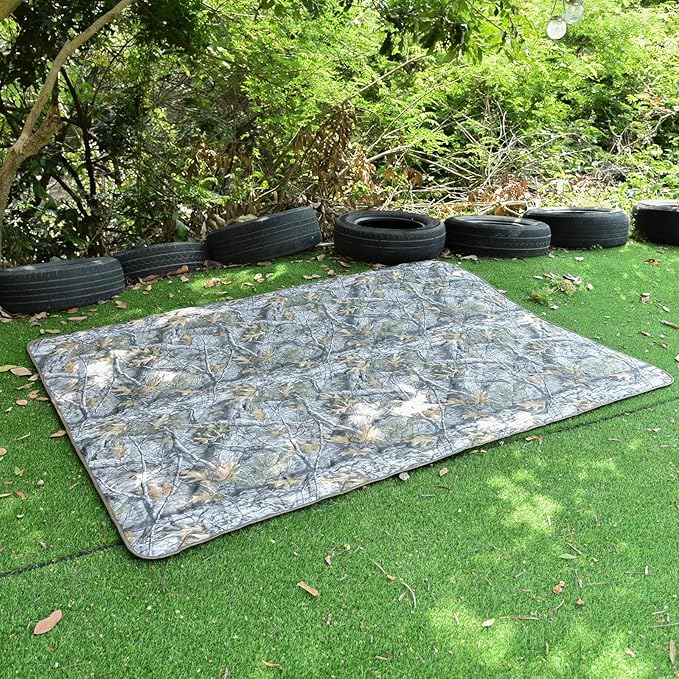 Poncho Liner Military Outdoor Camping Blanket for Travel, Beach, Grass, Picnic, Car Emergency
