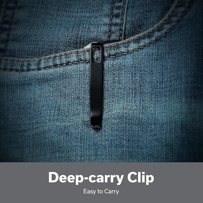 SENCUT Skelfin Pocket Knife for EDC, Folding Knife with 3.3'' Blade & G10 Handle, for Camping