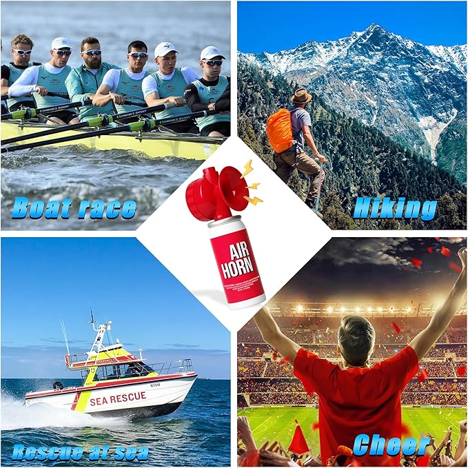 1.4oz boat Air horn, Loud Mini Safety Air Horn Can, Sports Event Starting Horn, Mini Small