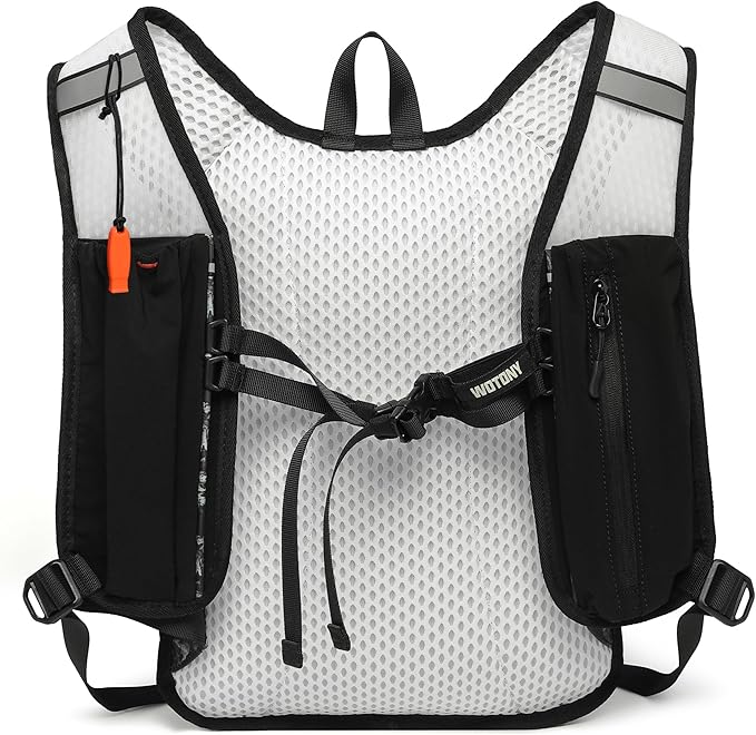 Wotony Lightweight Hydration Backpack with 2LOR 3LWater Bladder for Cycling Hiking Rave - Water