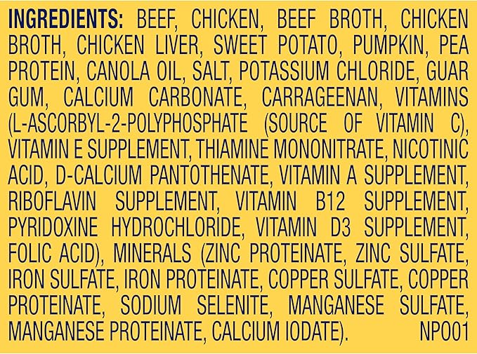 Nature's Recipe Grain Free Wet Dog Food Beef, Sweet Potato, and Pumpkin Recipe, 13 oz. Can (Pack of