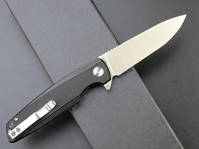 Eafengrow EF230 Folding Knife D2 Steel Blade G10 Handle Scales EDC Tool Knives for Outdoor Camping