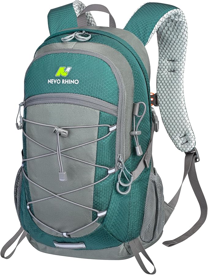 N NEVO RHINO Hiking Backpack 20L Water Resistant Outdoor Day Pack,Lightweight Travel Small Backpack