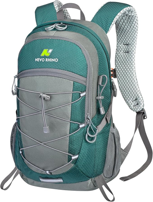 N NEVO RHINO Hiking Backpack 20L Water Resistant Outdoor Day Pack,Lightweight Travel Small Backpack