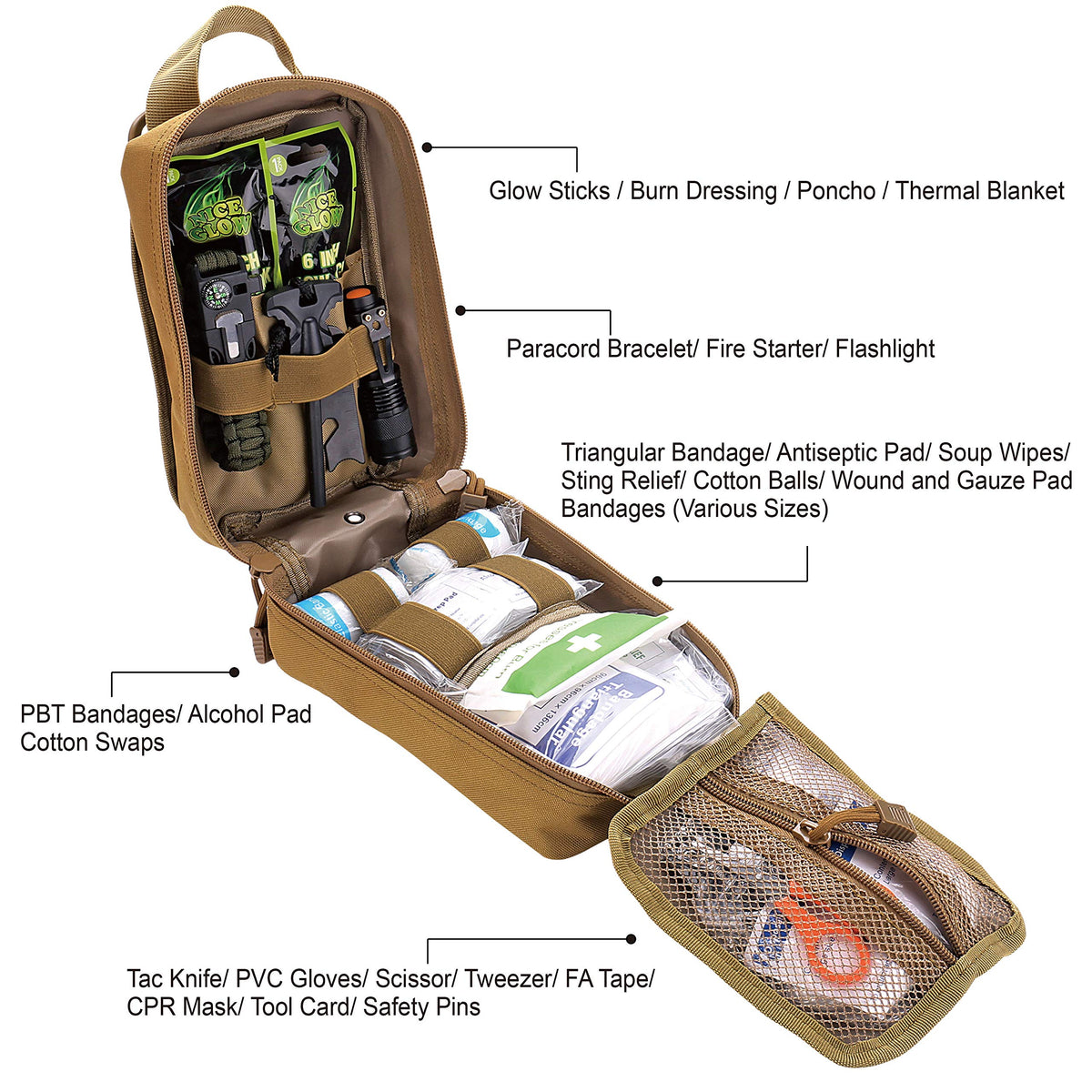 EVERLIT First Aid Kit - 250 Pcs - product view 2
