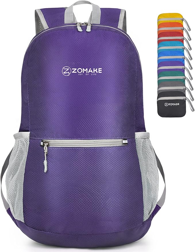 ZOMAKE Ultra Lightweight Hiking Backpack 20L, Packable Small Backpacks Water Resistant Daypack for