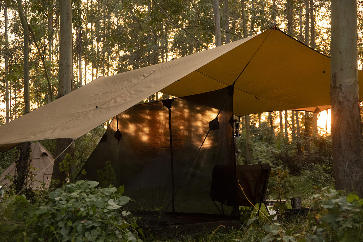 ONETIGRIS Camping Tarp - 12.8ft, 9.5ft, Large - product view 2