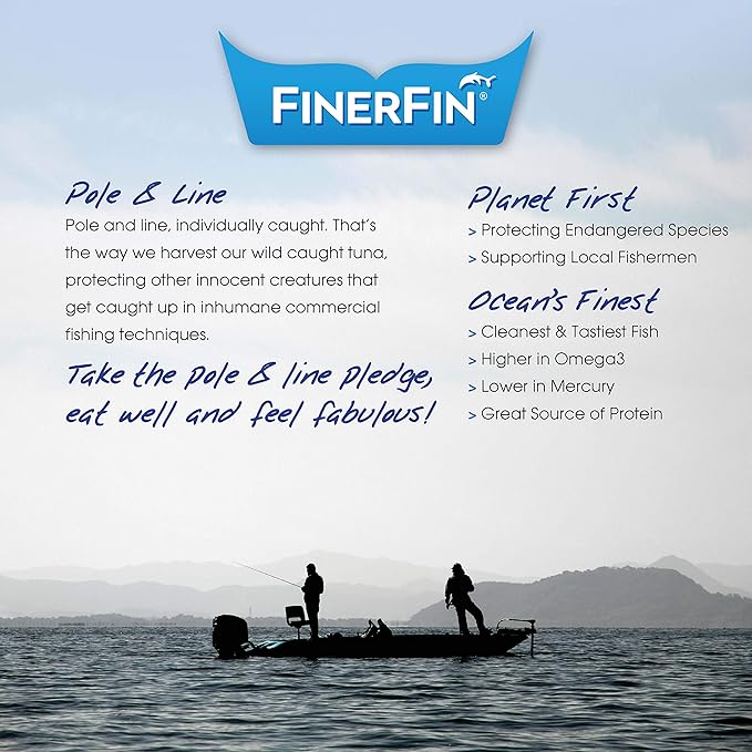 FinerFin Yellowfin Tuna Salad in Organic Olive Oil | Taster's Variety Pack | Premium Canned Tuna