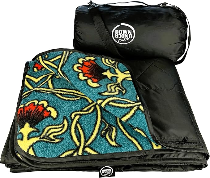 DOWN UNDER OUTDOORS Large Waterproof Windproof Extra Thick 350 GSM Quilted Fleece, or Sherpa