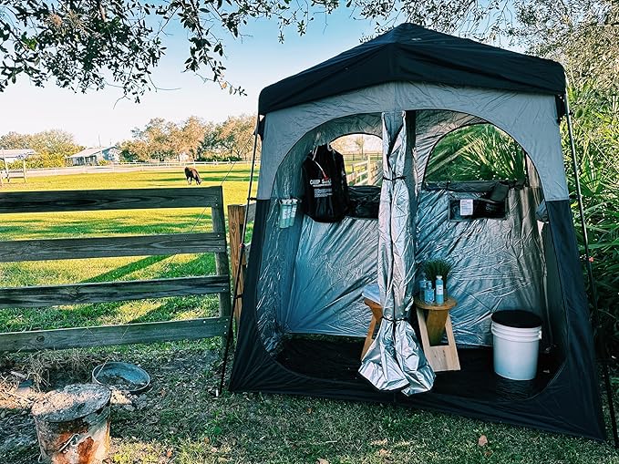 Nice C Camping Shower Tent, Instant Pop Up Privacy Changing Tent, Outdoor Shower Enclosure, Toilet