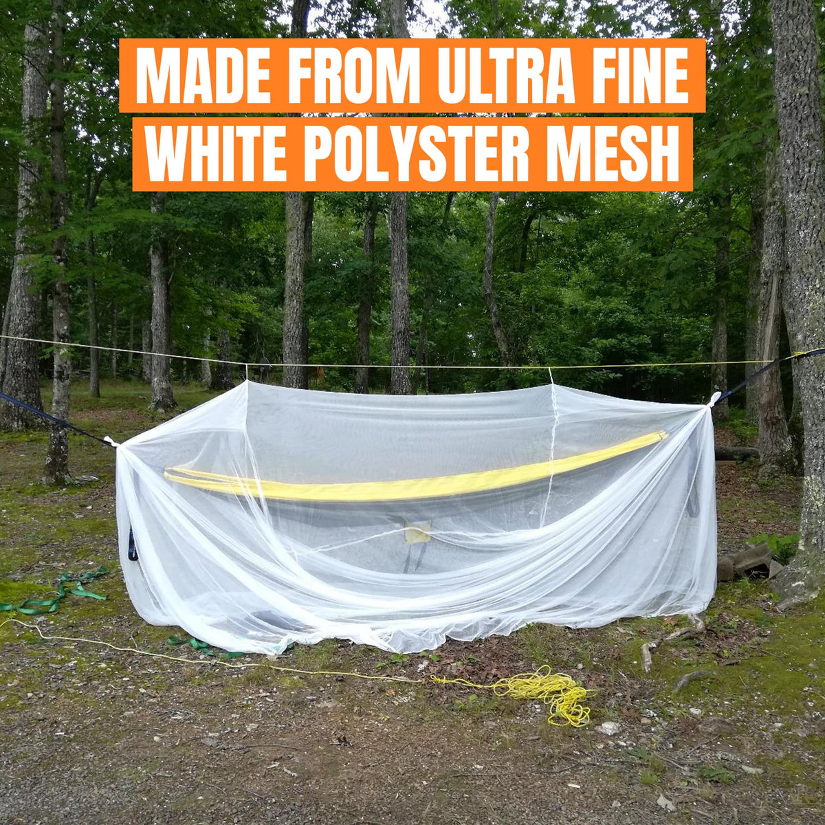 MEKKAPRO Ultra Large Mosquito Net with Carry Bag, Large 2 Openings Netting Curtains | Camping